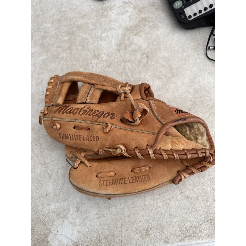 MacGregor KB15F Softball Glove Left Hand Throw Rawhide Laced Multi Flex Action
